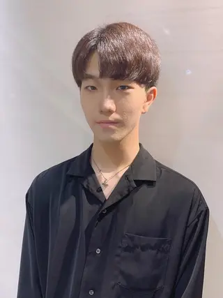 ショート カラー ヘアアレンジ メンズ As hair所属・柔らか垢抜けｶﾗｰと ｶｯﾄ🫧ASUKAのヘアスタイル