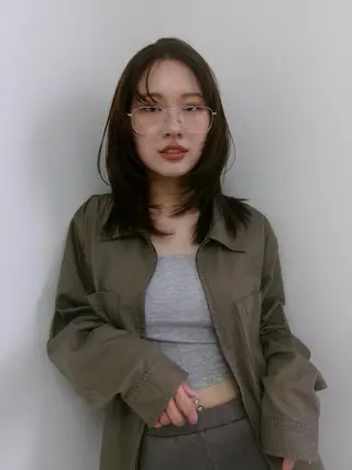 ミディアム カラー ichika/天神 /parc hairのヘアスタイル