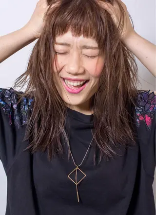 ミディアム La Ruelle 江曽島店/髪質改善のヘアスタイル