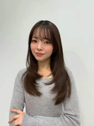 カラー 愛され抜け感ヘア 💘仙台美容室のヘアスタイル