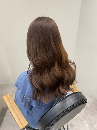 セミロング カラー ヘアアレンジ ボブ /ニュアンス/ satomi🧸💖のヘアスタイル