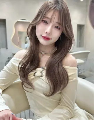 ロング カラー ヘアアレンジ 美髪矯正🫧/ 吉田こうすけのヘアスタイル