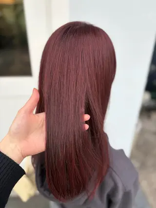 セミロング カラー COOL所属・あすか｜垂水 ｜モデル募集のヘアスタイル