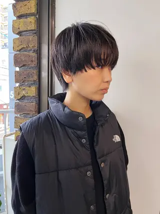 ショート くせ毛カットとパーマ /美容室難民の方是非のヘアスタイル