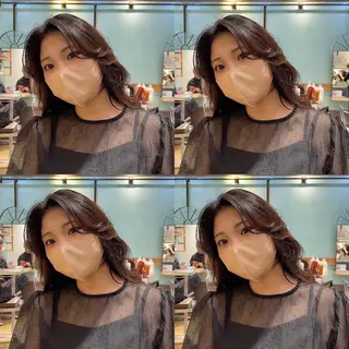 ロング 大人可愛い透明感🌟 小顔・韓国髪🌟野中のヘアスタイル