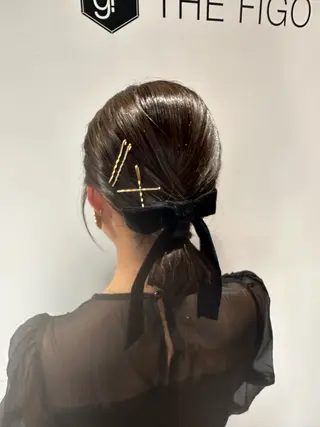 ロング カラー ヘアアレンジ いまじゅく あおいのヘアスタイル