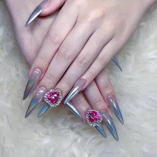 ロング 💜MIYA nail川崎店のネイルデザイン