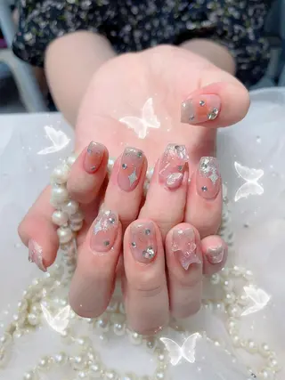 ネイル 💎CC・NaNa 韓国風ネイル🌙Cのネイルデザイン