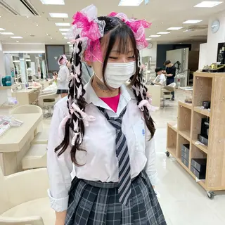 ロング ヘアアレンジ 🍒KIKUCHI KANAE🍒のヘアスタイル