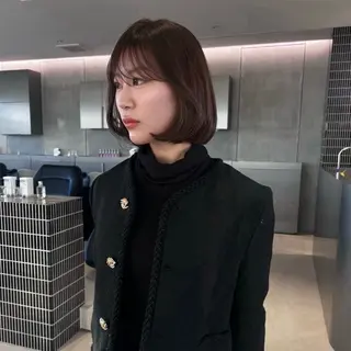 ミディアム Wカラー/ボブ/ カット /Rinoのヘアスタイル