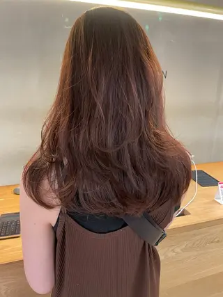 セミロング 透明感🎀LOREN エリコ🌈のヘアスタイル