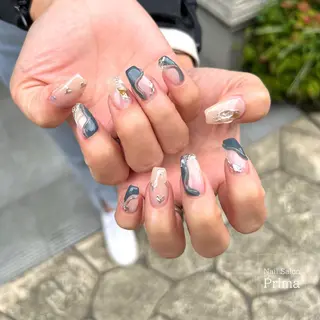 セミロング ネイル SalonPrima Nail & Eyeのネイルデザイン