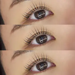 マツエク・マツパ アイラッシュリゾートカハラ 国立店所属・Kahala 無料練習モデルのマツエク・マツパデザイン