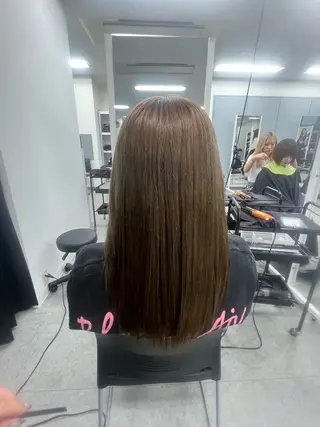 ロング 艶髪ハイトーンカラー 渋谷🎀ririkaのヘアスタイル