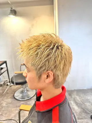カラー メンズ 心斎橋本町メンズ 美容師ユースケのヘアスタイル