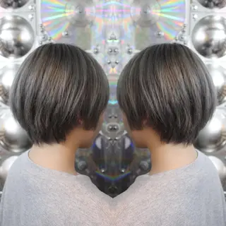 ショート カラー haco+所属・🌈派手髪エクステ ブレイズ🌈ひろとのヘアスタイル