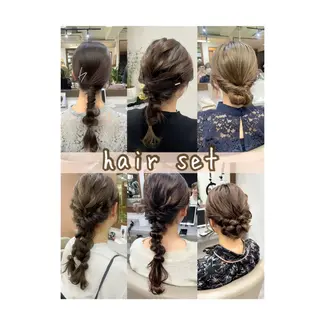 セミロング 韓国風パーマ/ヘア セット/店長みづきのヘアスタイル