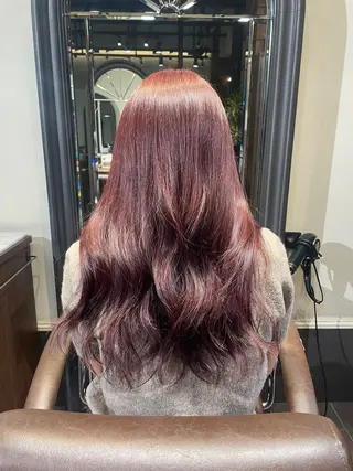 ロング カラー MINX 野村実莉 カット/パーマのヘアスタイル