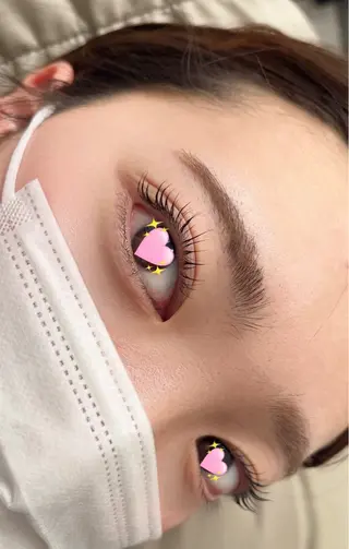 マツエク・マツパ Morganite 🦋 ÿui 🦋のマツエク・マツパデザイン