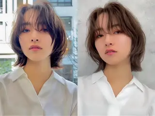 ミディアム カラー パーマ 髪質改善/レイヤー 🌻秋月　日向🌻のヘアスタイル