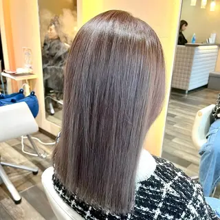 ミディアム カラー Venti  hair&spa所属・沖瀬 凪沙のヘアスタイル