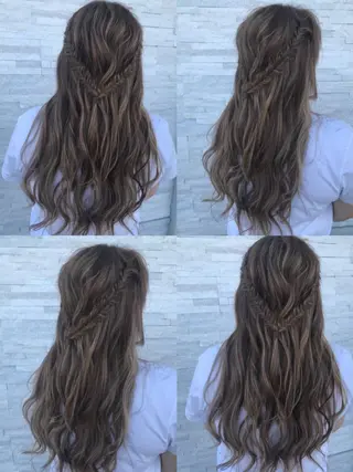 ロング カラー パーマ ヘアアレンジ メンズ 美容室 ソンリエのヘアスタイル