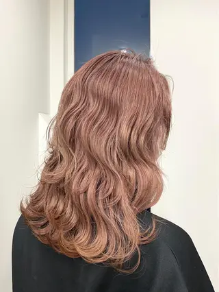 ミディアム カラー momo所属・メンズヘアメイク 🩵Mayuki🩵のヘアスタイル