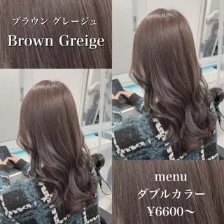 セミロング カラー ヘアアレンジ EMANON池袋3rd所属・ブリーチなしカラー｜ なおき｜池袋美容師のヘアスタイル