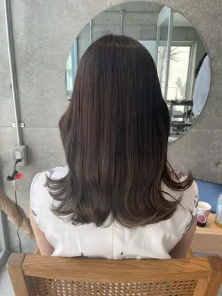 ミディアム カラー レイヤーカット🎀 kanaのヘアスタイル