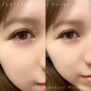 マツエク・マツパ MicoNoa所属・MicoNoa Asamiのマツエク・マツパデザイン