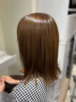 ミディアム カラー 芝本 晴奈 🌼*･のヘアスタイル