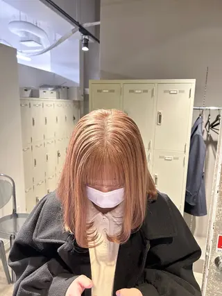 カラー 透明感ベージュ🤎 ナチュラルレイヤーのヘアスタイル