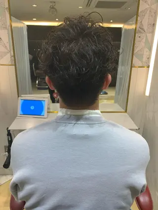 ミディアム ✨上村 潤平✨メンズヘア✨のヘアスタイル