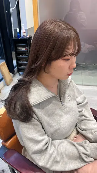 ロング カラー classic 新横浜所属・大人girly🛋️ 🤍yukakoのヘアスタイル