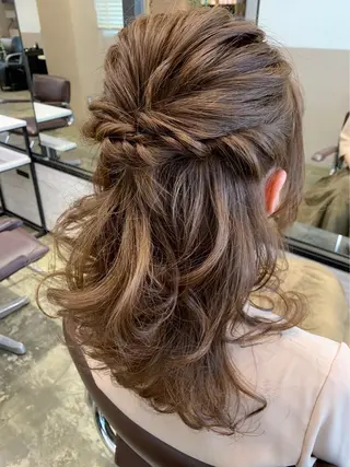 ヘアアレンジ 一ノ瀬 理子のヘアスタイル