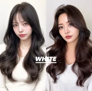 セミロング _WHITE上本町店所属・_WHITE上本町 代表のヘアスタイル