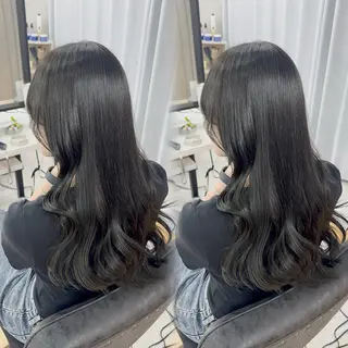 ロング カラー 赤み無し柔らかカラー 【梅田】madokaのヘアスタイル