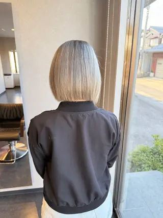 ミディアム 髪質改善⚡️カラー 🍀武久 誠🍀のヘアスタイル