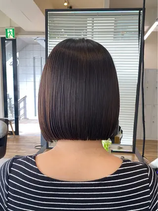 ショート Cote所属・大島桃花 / 表参道 透明感カラーのヘアスタイル