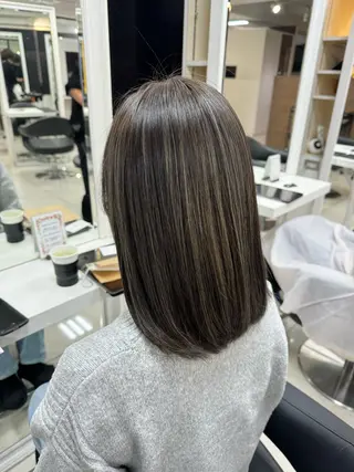 ミディアム カラー 【髪質改善】 kasumi🌷🌷のヘアスタイル