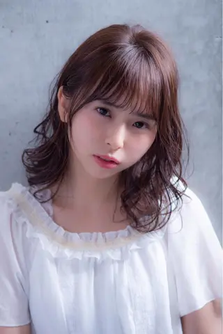 ミディアム カラー lamie by melt 吉祥寺 【ラミエ バイ メルト】所属・【ミニモ公認】*似合 わせ職人*滝田拳史のヘアスタイル