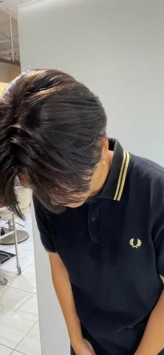 ショート カラー メンズ 小磯 維織のヘアスタイル