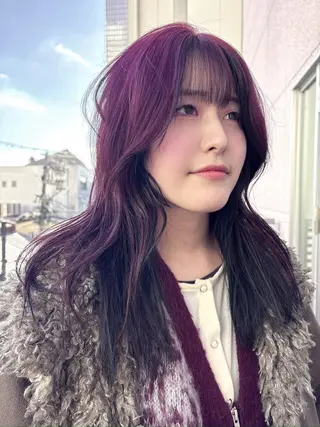 セミロング ブリーチ🌟リタッチ 🎠KANON🎡のヘアスタイル