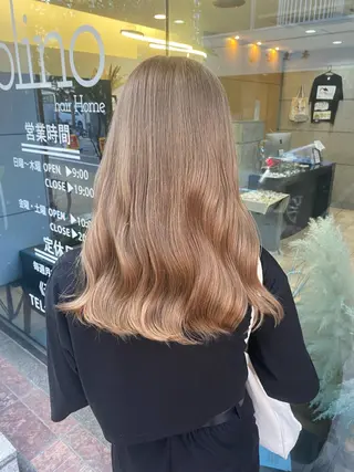 セミロング カラー 西田辺/ タカスナオヤのヘアスタイル