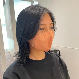 ショート カラー gotoday　shaire　saron所属・miu. ボブ/透け感カラーのヘアスタイル