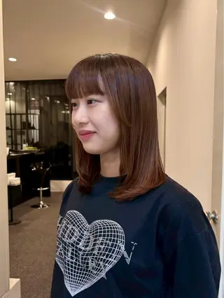 セミロング MASHU ADOBE所属・美髪/ケアリスト /ストレート /愛実のヘアスタイル