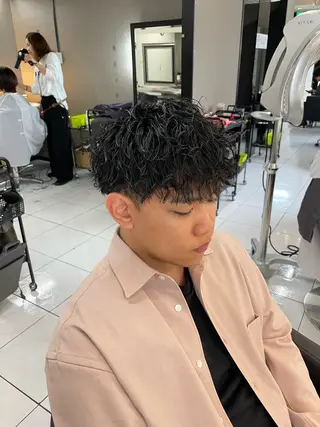 ショート カラー パーマ メンズ 🔥お値段以上🔥 メンズ特化たかひろのヘアスタイル