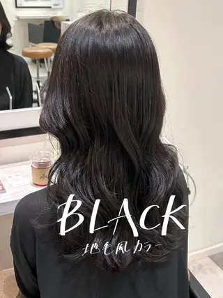 セミロング カラー 中原 優美のヘアスタイル