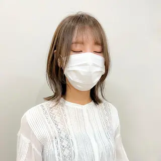ミディアム カラー tender所属・tender hair salonのヘアスタイル