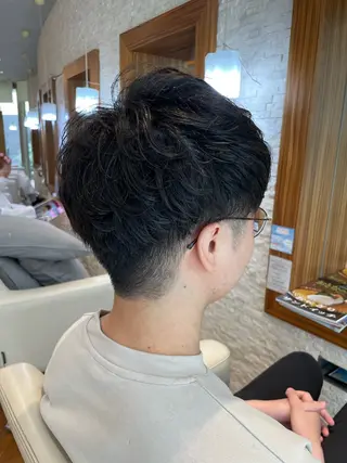 パーマ メンズ 中山 奈津希のヘアスタイル